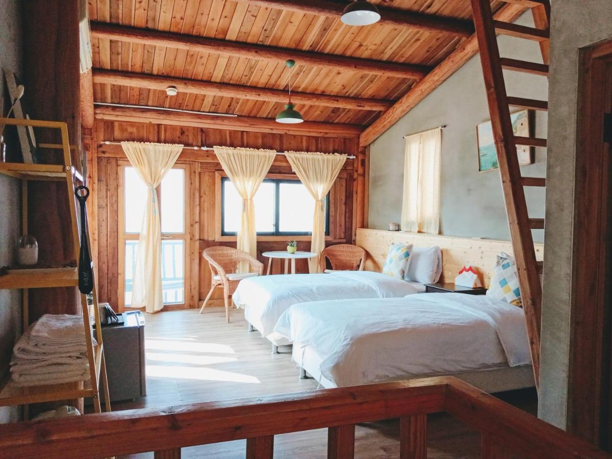 Matsu Seaside View Homestay 난간 외부 사진